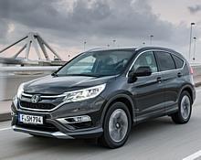 Das Design des neuen CR-V wurde auf die Bedürfnisse des europäischen Marktes abgestimmt. Wichtigste Neuerungen sind die überarbeitete Frontpartie mit neuen Scheinwerfern, die elegant in den neuen Frontgrill übergehen.